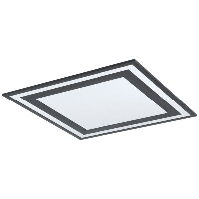 Plafon preto de alumínio, Tirzah, 36W, LED 4000K