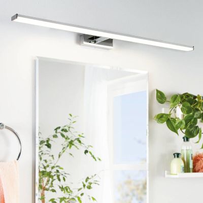 Iluminação para espelho cromo de plástico, Nancy, 13,5W, LED 4000K, IP44