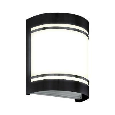 Candeeiro para exterior preto de aço, Aartje, IP44
