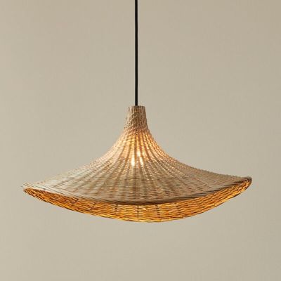 Candeeiro suspenso de rattan castanho, Jettie