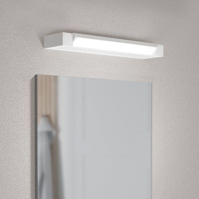 Iluminação para espelho cromo de alumínio, Shukri, 8,9W, LED 4000K, IP44