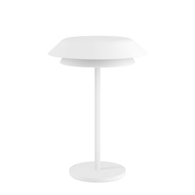 Candeeiro de mesa branco de aço, Arroyo, 7,2W, LED RGBW