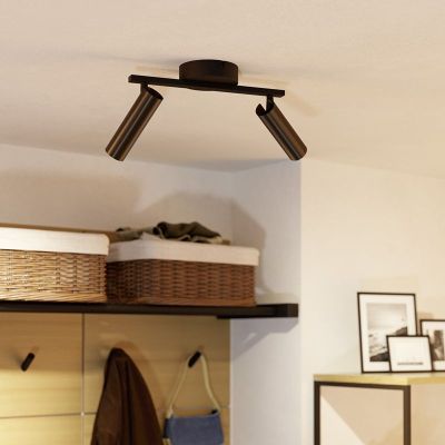 Foco de teto bronze de aço, Valproto, 5W, LED white switch