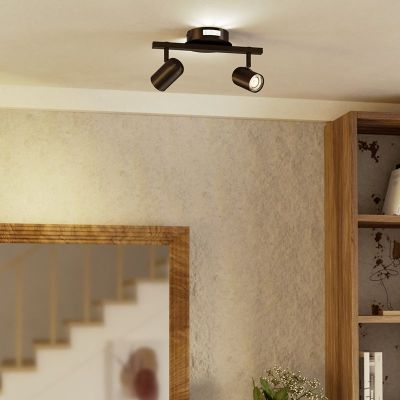 Foco de teto bronze de aço, Montemurro, 3,7W, LED white switch