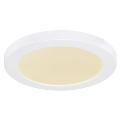 Plafon branco de plástico, Cage, 18W, LED ajustável de branco quente a branco frio