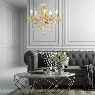 Lustre dourado de metal, Mahsa