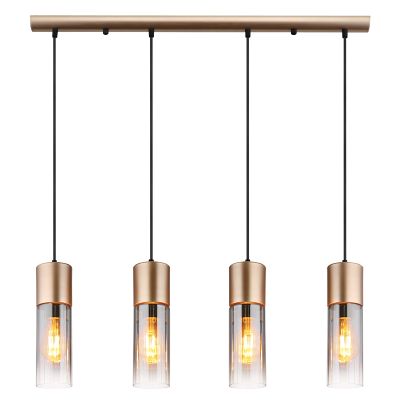 Candeeiro suspenso castanho de metal, Xena