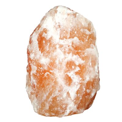 Candeeiro de sal laranja de pedra, Mersa, com interruptor