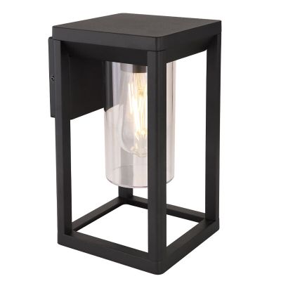 Candeeiro para exterior preto de plástico, Vildan, IP44