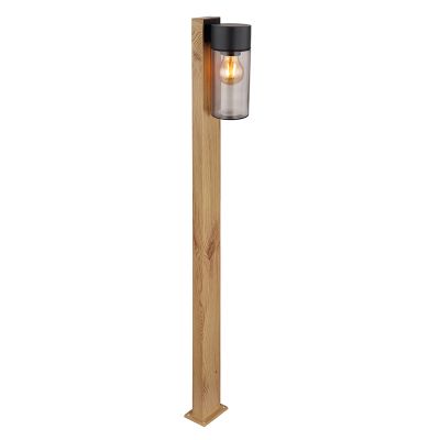 Candeeiro para exterior castanho de aço inoxidável, Kiymet, IP44