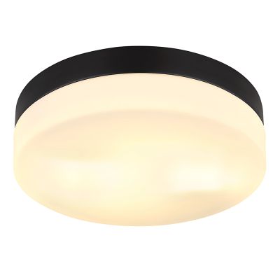 Candeeiro para exterior preto de plástico, Maickel, IP44