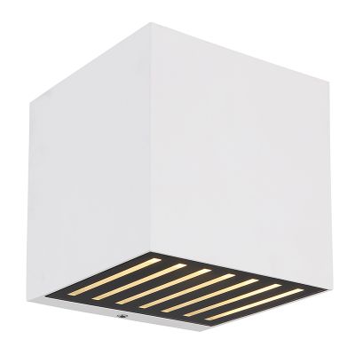 Candeeiro up down branco de alumínio, Moesha, 6W, LED 3000K, IP54
