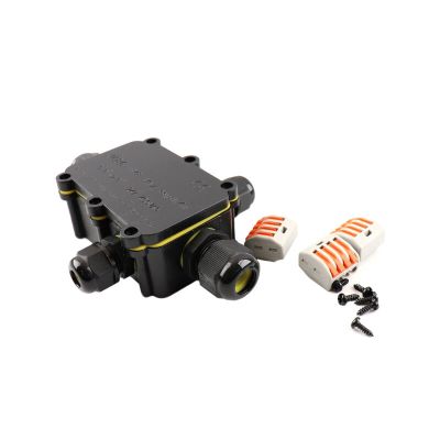 Conector de cabo à prova d'água de 4 vias, com plugue Wago interno, IP68