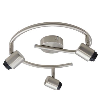 Candeeiro de teto prateado de alumínio, Rika