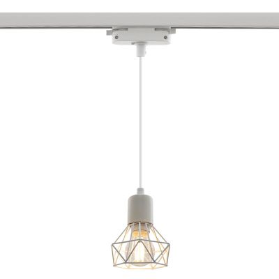 Spot para trilho monofásico de metal branco, Jaylano