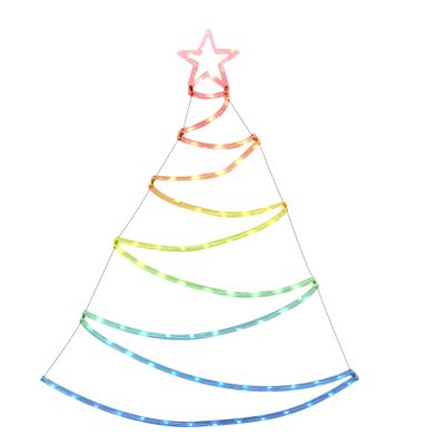 Árvore de Natal iluminada RGB