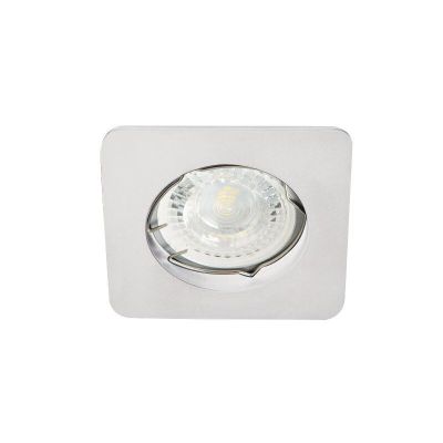 Foco de encastrar de metal branco, Filo