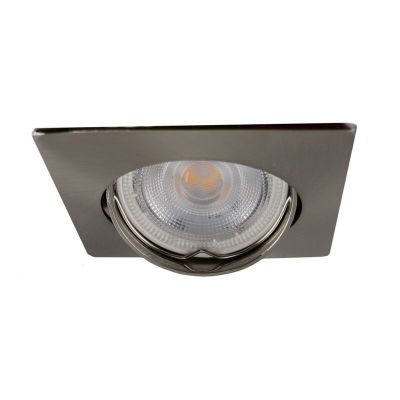 Foco de encastrar de metal cromo, Filo