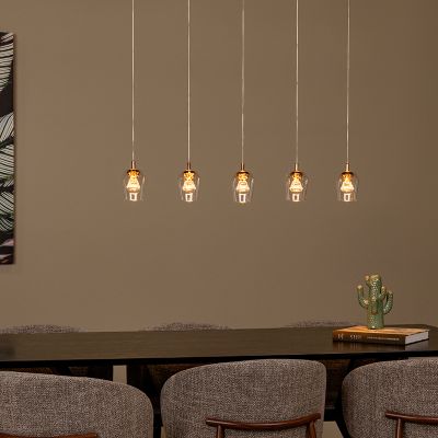 Candeeiro suspenso moderno transparente, Berliane, 4W, LED 2700K