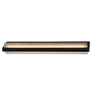Candeeiro de parede para casa de banho moderno preto, Wanda, 19W, LED 3000K, IP44