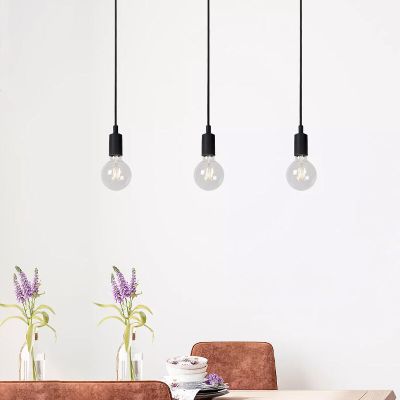 Candeeiro suspenso moderno preto, Fix