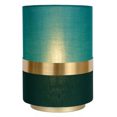 Candeeiro de mesa retrô verde, Tusse, com interruptor