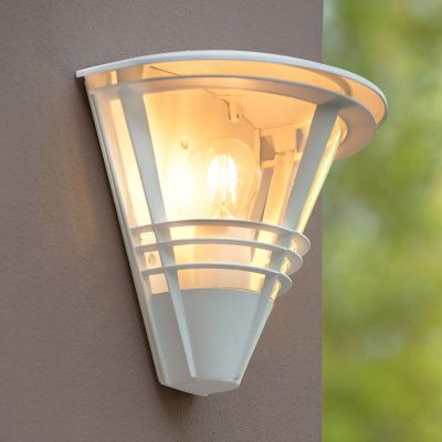 Candeeiro para exterior moderno branco, Livia, IP44