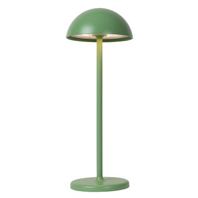 Candeeiro de mesa exterior retrô verde, Joy, 1,5W, LED 3000K, IP54, com dimmer tátil