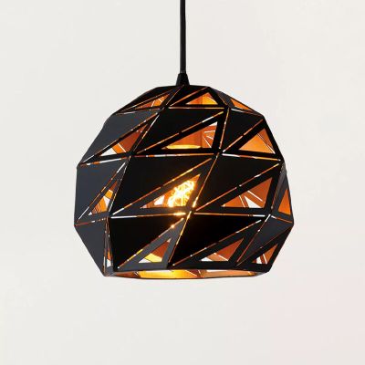 Candeeiro suspenso moderno preto, Malunga