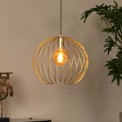 Candeeiro suspenso clássico latão, Danza