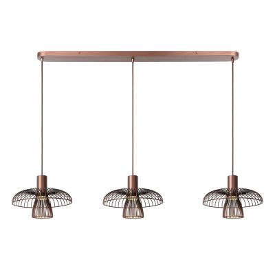 Candeeiro suspenso moderno bronze, Nigella