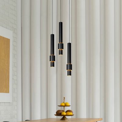 Candeeiro suspenso moderno preto, Margary, 4W, LED 2700K