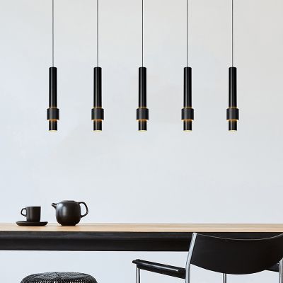 Candeeiro suspenso moderno preto, Margary, 4,2W, LED 2700K