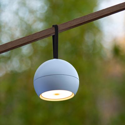 Candeeiro de parede recarregável moderno branco, Lunex, 2W, LED 3000K, IP54, com interruptor