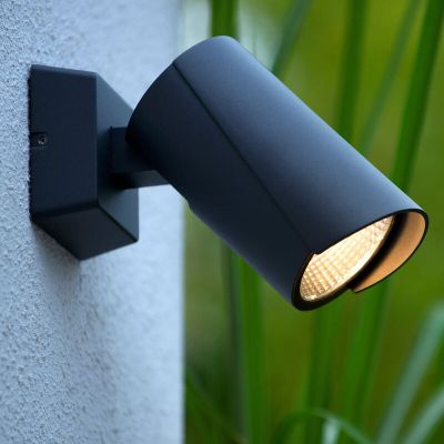 Candeeiro para exterior moderno antracite, Manal, 12W, LED 3000K, IP65