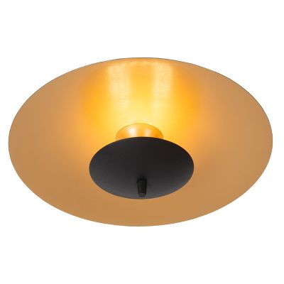 Plafon vintage dourado, Vulcan, 9W, LED 3000K