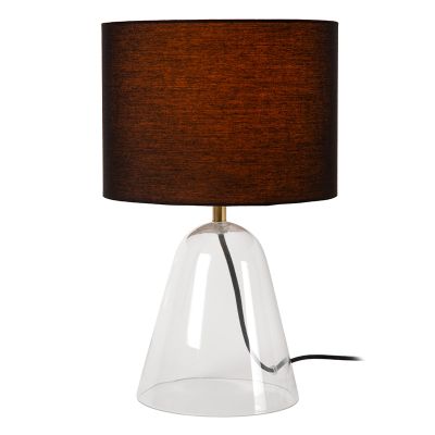 Candeeiro de mesa moderno preto, Campana, com interruptor