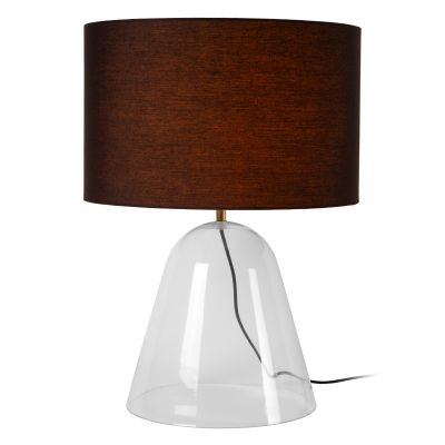 Candeeiro de mesa moderno preto, Campana, com interruptor