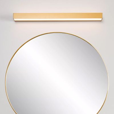 Candeeiro de parede para casa de banho moderno latão, Alexa, 8W, LED 3000K, IP44