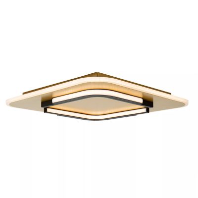 Plafon moderno dourado, Andreas, 30W, LED 2700K