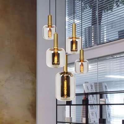 Candeeiro suspenso moderno cinzento, Joanet