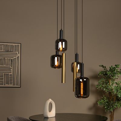 Candeeiro suspenso moderno preto, Joanet