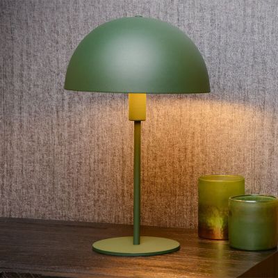 Candeeiro de mesa moderno verde, Siemon, com interruptor