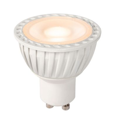 Lâmpada LED GU10 branca, 5 watts, dimerizável.