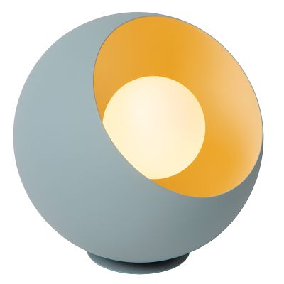 Candeeiro de mesa moderno azul, Doredos, com interruptor