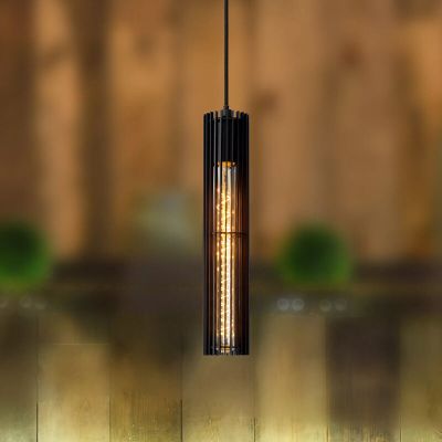 Candeeiro suspenso moderno preto, Lionel