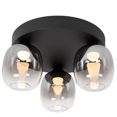 Plafon moderno cinzento, Tamino, 5,6W, LED 3000K