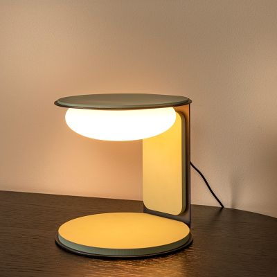 Candeeiro de mesa moderno verde, Alinda, 9W, LED 3000K, com interruptor