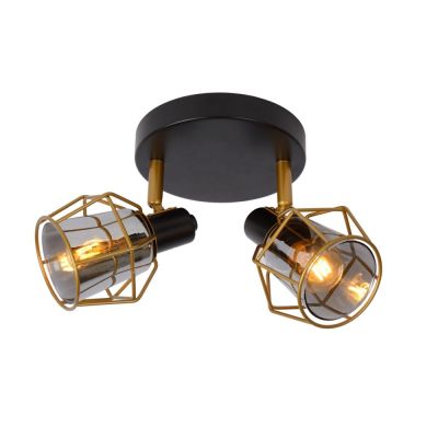 Foco de teto vintage preto, Nila