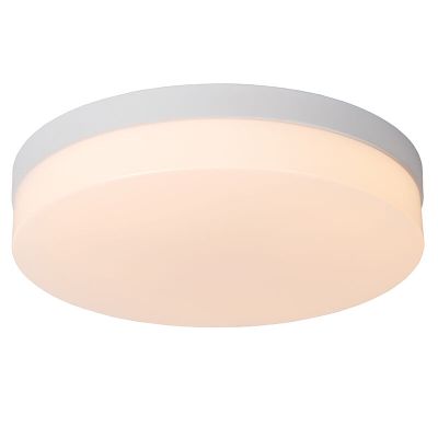 Candeeiro de teto para casa de banho de plástico branco, Biskit, 24W, LED 2700K, IP44